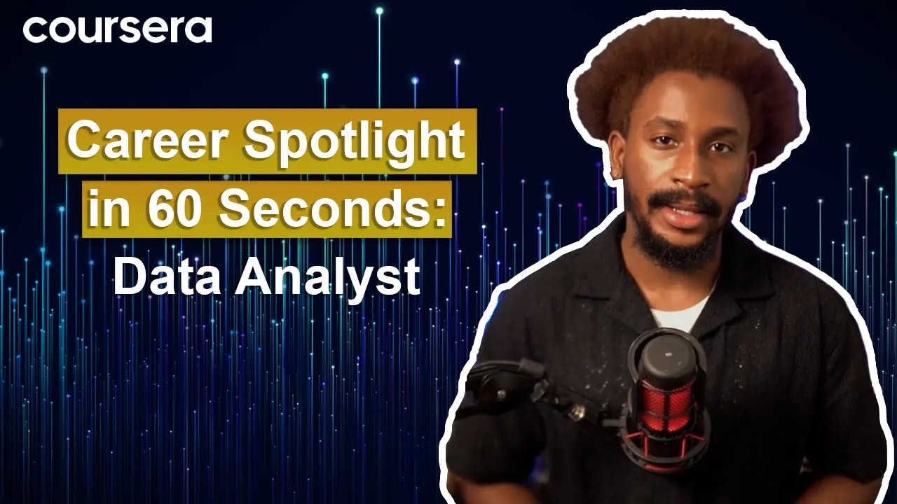 [Video Thumbnail] Career Spotlight in 60 Seconds: Data Analyst