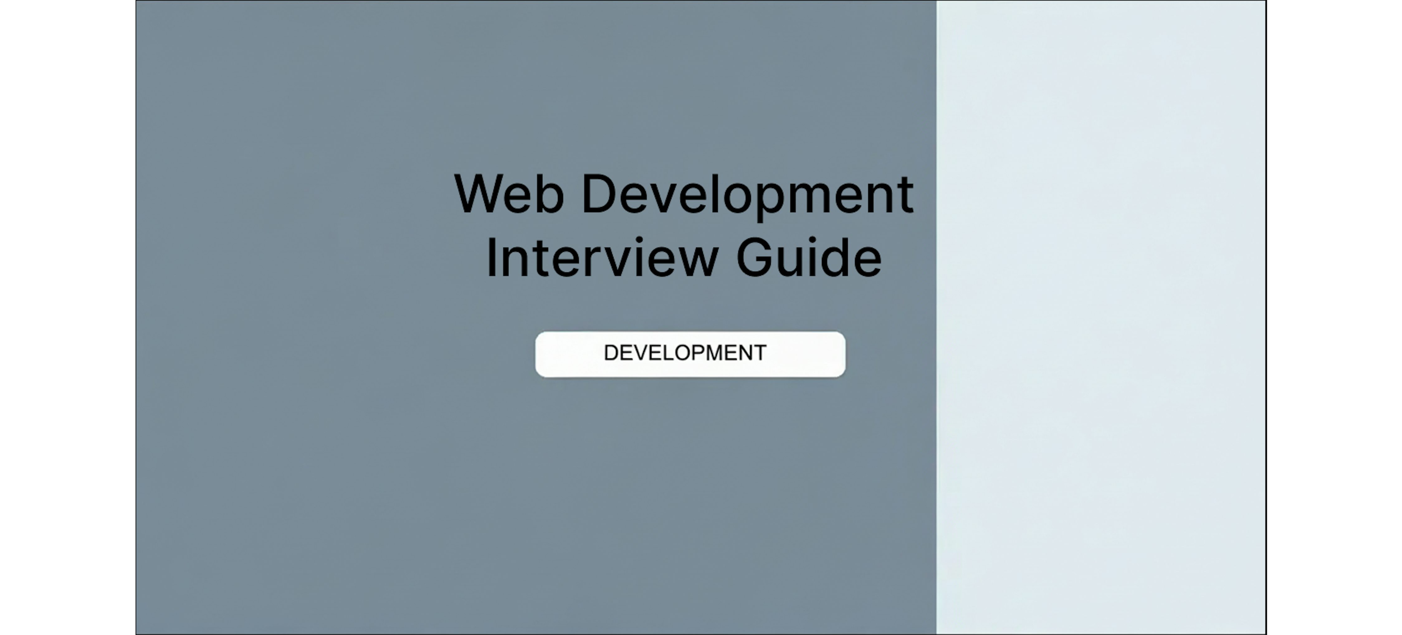 Web Developer Interview Prep Guide (2026) | Coursera