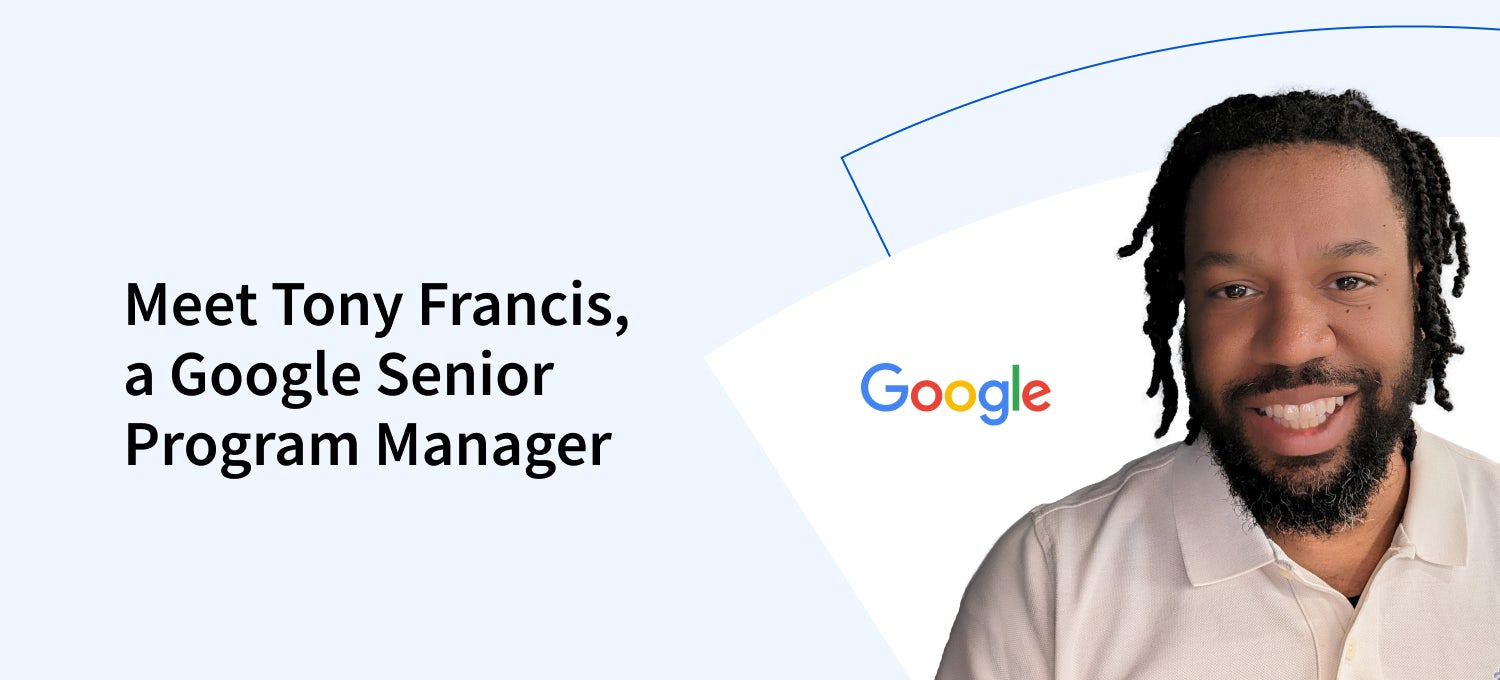 [Featured image] A portrait of Google Senior Program Manager Tony Francis
