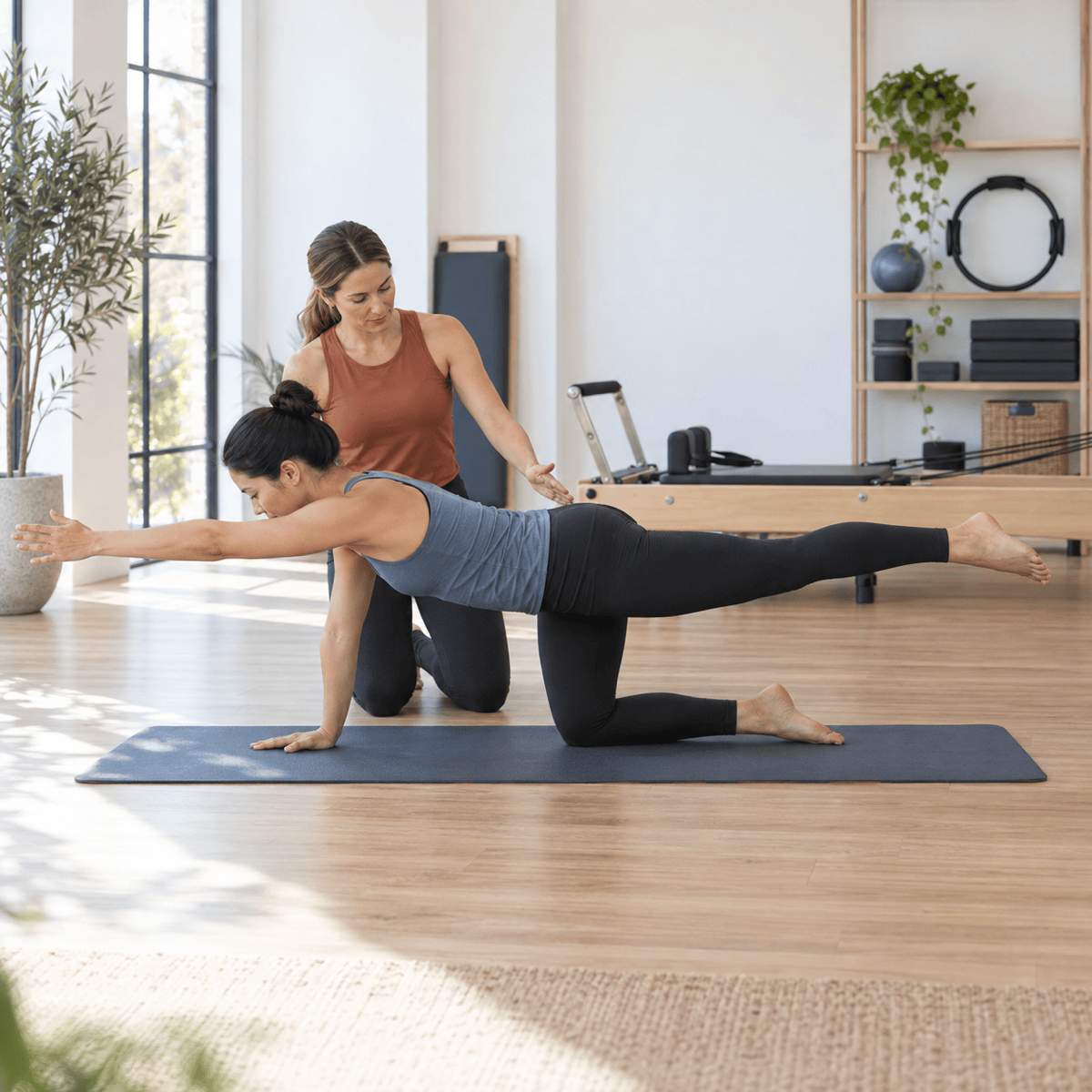 Corrective Pilates Sequencing and Modifications