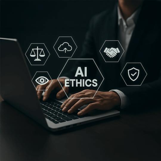 Portada: Resumir y evaluar las ideas éticas de la IA