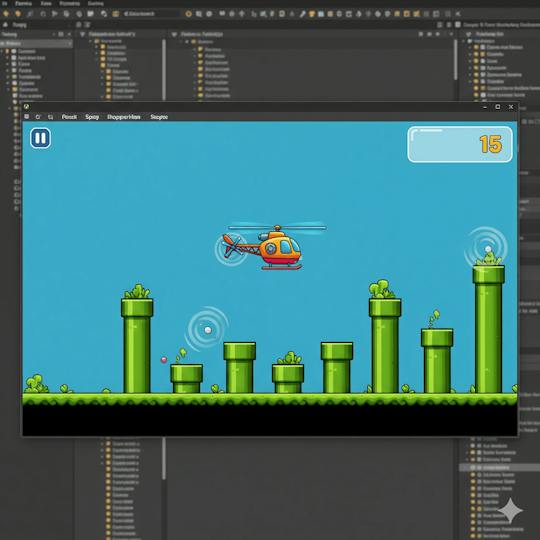 Portada: Construir e implementar un juego 2D Flappy Chopper en Unidad