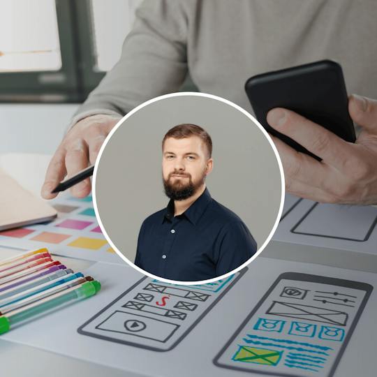 Portada: Diseño UX: Investigación, creación de prototipos, interacciones accesibles