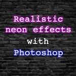 Graphic design: realistic neon effect texts with Adobe Photoshop by Coursera Project Network