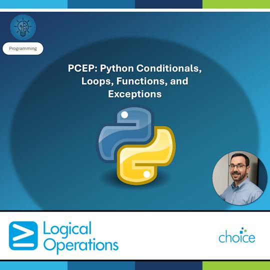 Portada: PCEP: Condicionales, bucles, funciones y excepciones en Python