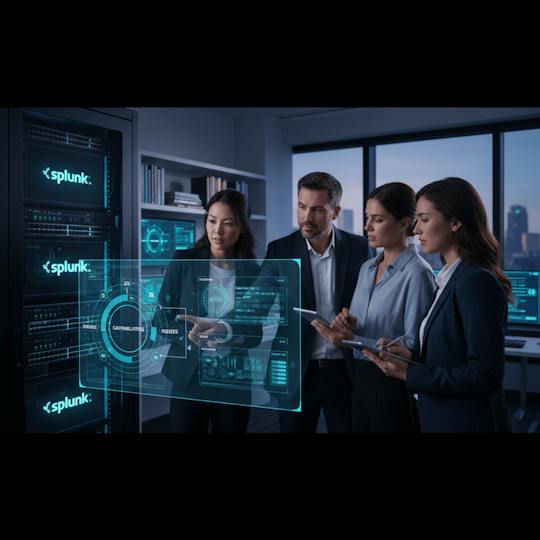 Portada: Analizar e implementar controles de autenticación Splunk
