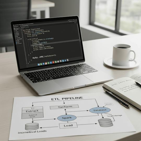 Portada: Apache Spark: Diseño y Ejecución de ETL Pipelines Hands-On