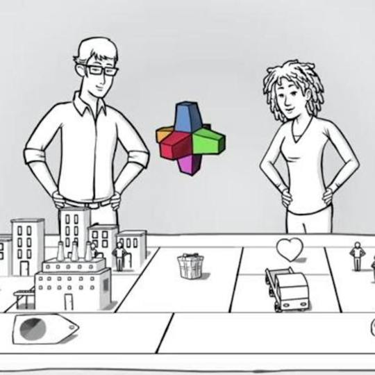 Portada: Lienzo de Modelo de Negocio: Una herramienta para emprendedores e innovadores (Curso centrado en proyectos)