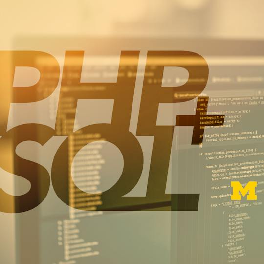 Portada: Creación de aplicaciones de bases de datos en PHP