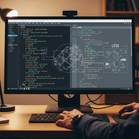 Portada: LESS y SASS: Crea y optimiza CSS más rápido