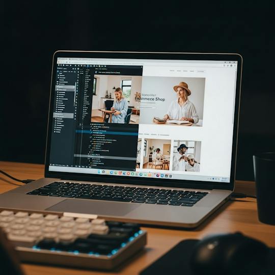 Portada: Construir y desplegar una tienda de comercio electrónico con jQuery, HTML y CSS