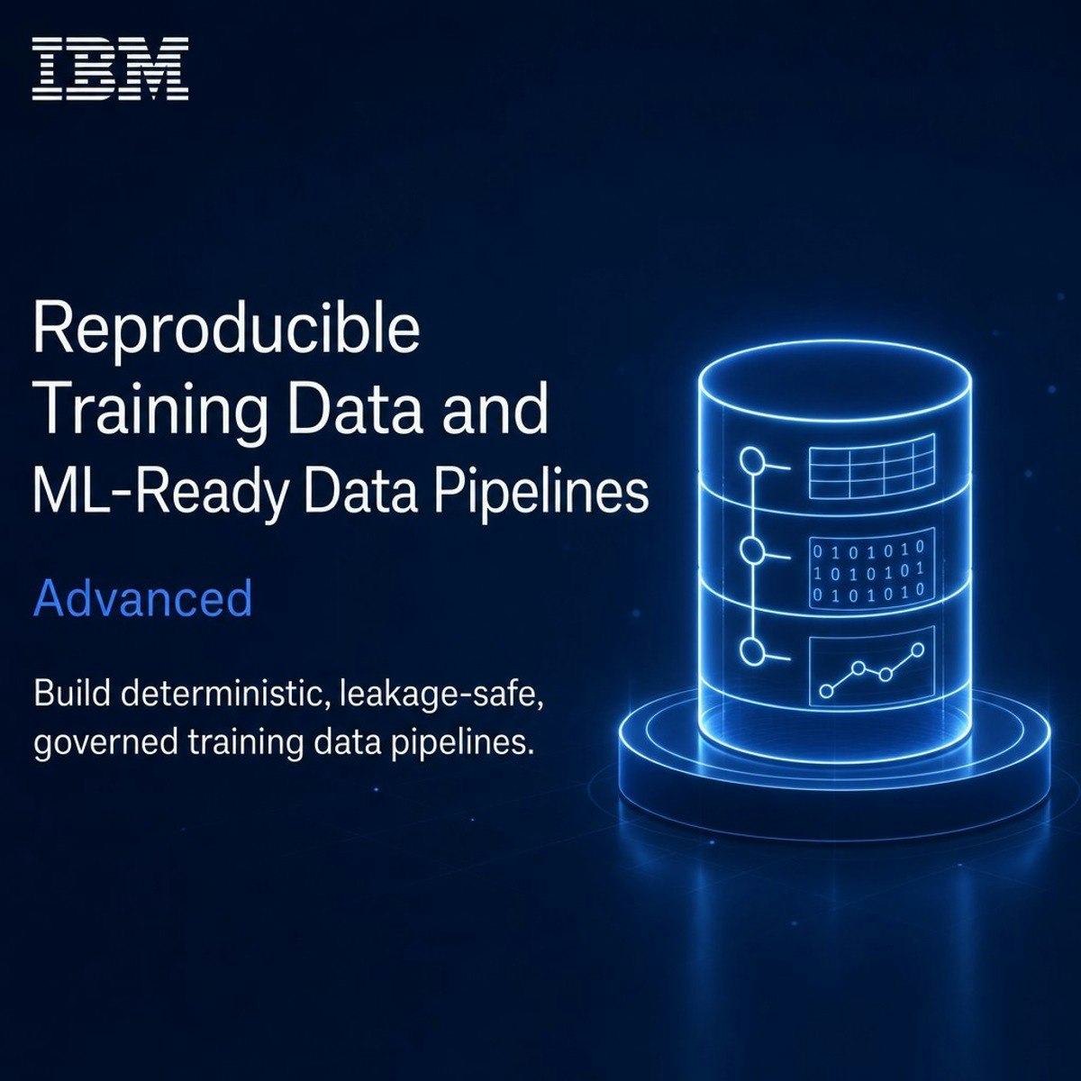 Reproducible Training Data and ML-Ready Data Pipelines