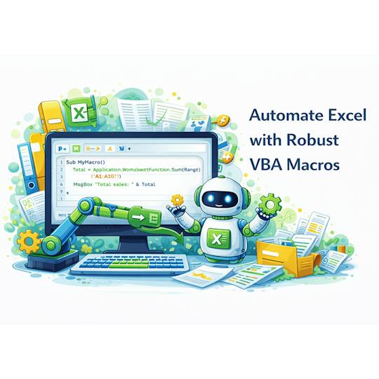 Portada: Automate Excel with Robust VBA Macros