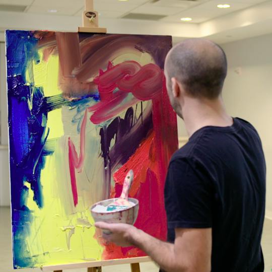 Portada: En el estudio: Pintura abstracta de posguerra