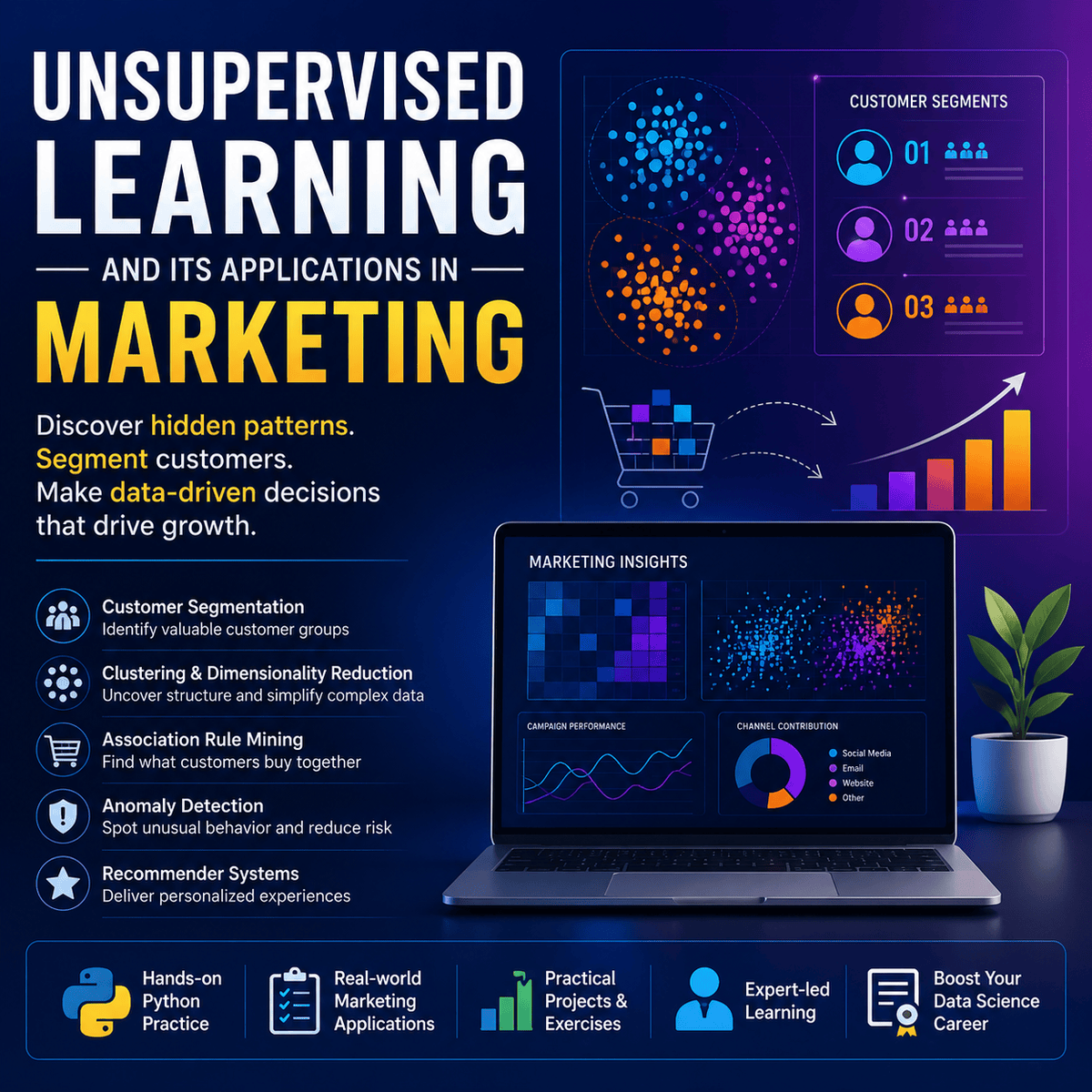 Unsupervised Learning and Its Applications in Marketing