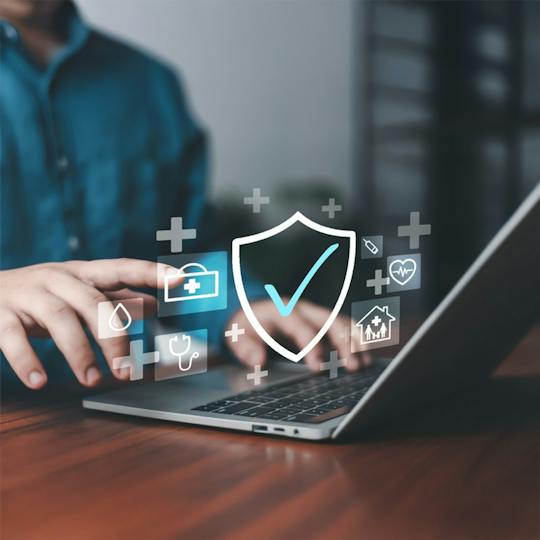 Portada: Prácticas de protección de datos sanitarios para el cumplimiento de la normativa