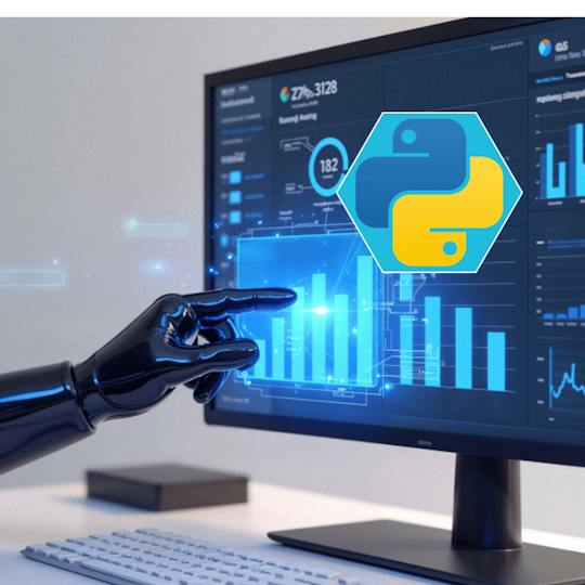 Portada: Python para la ciencia de datos con IA