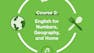 English for Numbers, Geography, and Home