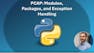 PCAP: Modules, Packages, and Exception Handling