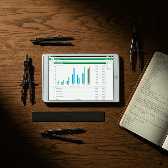 Portada: Cuadro de mando de ventas y tabla dinámica de Excel
