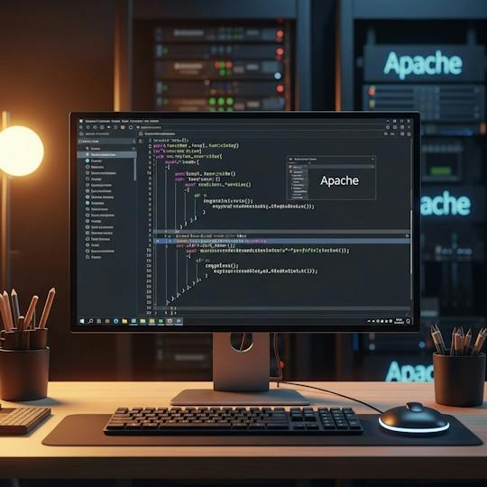 Portada: Crear e implementar una aplicación dinámica de frutas y verduras con Apache
