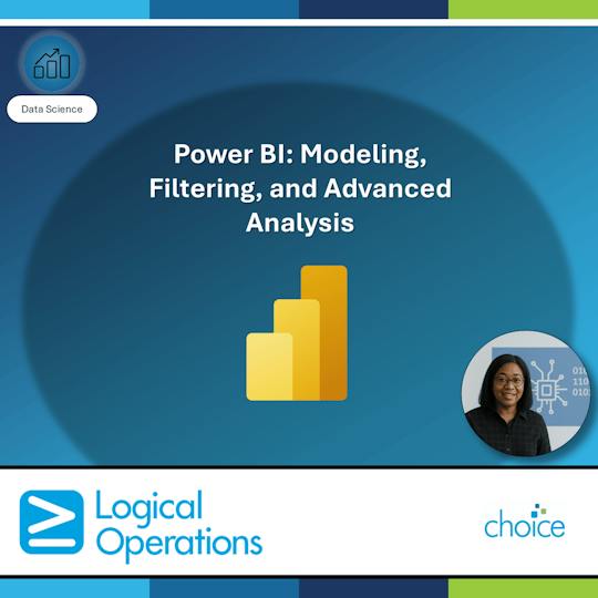 Portada: Power BI: Modelado, filtrado y análisis avanzado