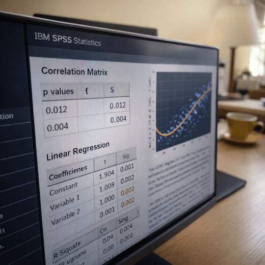 Portada: Analizar proyectos de datos avanzados con SPSS
