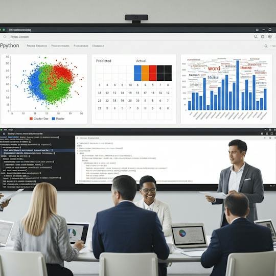 Portada: IA y Analítica predictiva con Python