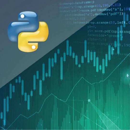 Portada: Python y estadística para el análisis financiero