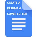 Create a Resume and Cover Letter with Google Docs from Coursera | Project by Edvicer