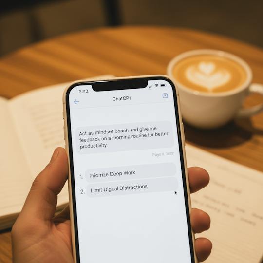 Portada: Aplicar el coaching personalizado de IA con ChatGPT