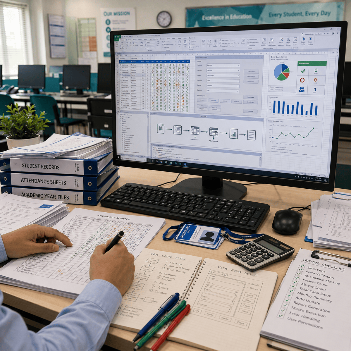 Spreadsheet Attendance System from Scratch