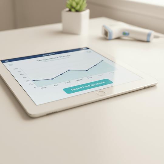 Portada: Crear e implementar un sistema de seguimiento de la fiebre en C# .NET