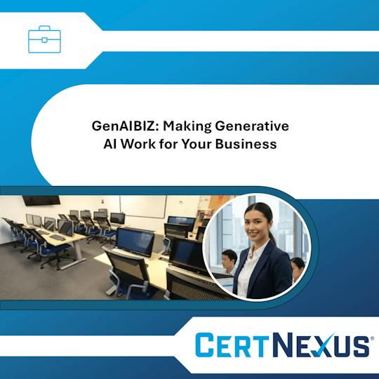 Portada: GenAIBIZ: Cómo poner la IA generativa al servicio de su empresa