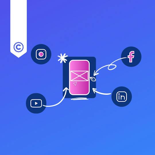 Portada: Creación de contenidos para redes sociales con Canva