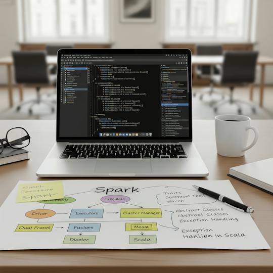 Portada: Apache Spark con Scala: Creación y Análisis de Datos Maestros