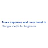track expenses and investment in google