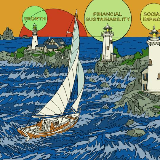 Portada: Estrategia de impacto social: Herramientas para emprendedores e innovadores