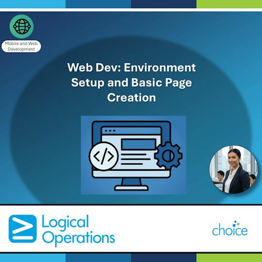 Portada: Web Dev: Configuración del entorno y creación de páginas básicas