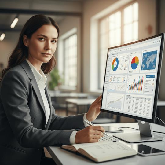 Portada: Análisis de datos empresariales con Tableau para la toma de decisiones